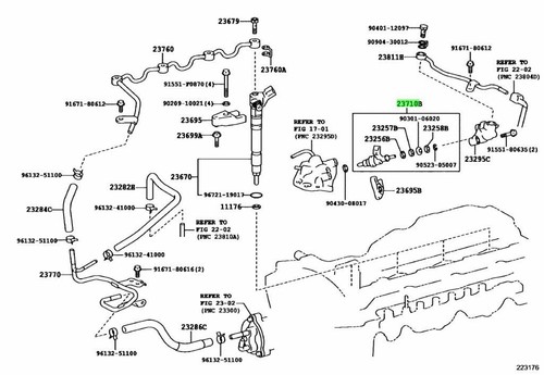 Genuine toyota exhaust fuel - genuine,