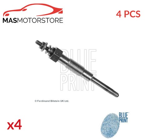 Engine glow plugs blue print - blue,
