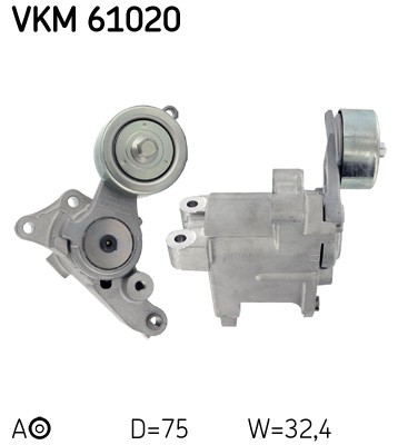 Tensioner pulley ribbed - pulley,, v-ribbed