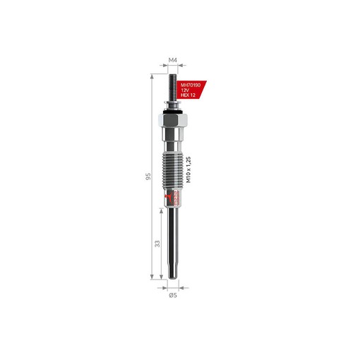 Glow plug for toyota - glow,