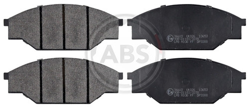 Front brake pad set - set, a.b.s