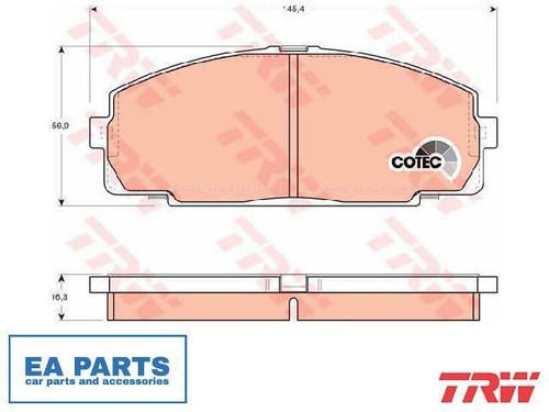 Brake pad set disc - brake,