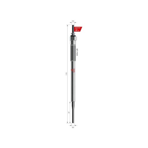 Glow plug for - toyota, avensis