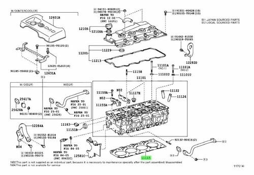 Genuine toyota cylinder head - toyota,