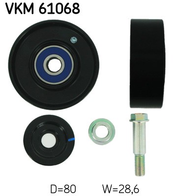 Deflection guide pulley - deflection/guide,