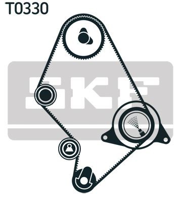 Timing belt kit - timing, for