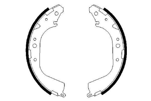 New brake shoe set for - shoe,