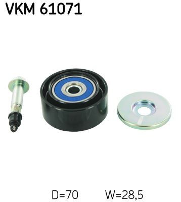 Ribbed belt deflection - v-ribbed,