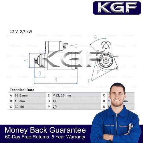 Kgf starter motor fits toyota - starter,