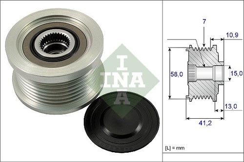 New alternator freewheel - new,