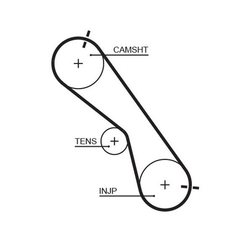 Gates timing belt - gates,