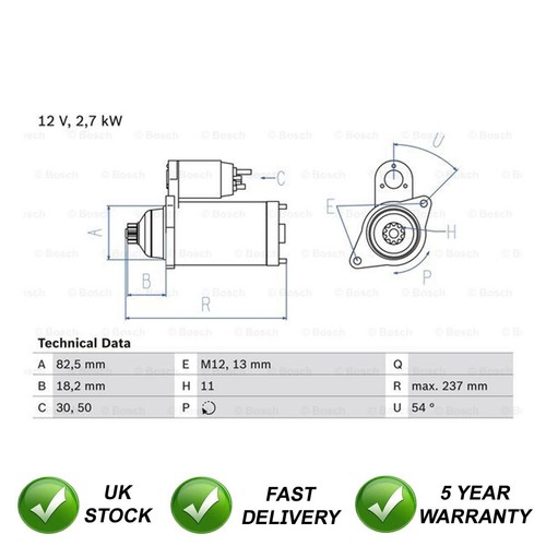 Starter motor sjr - motor,