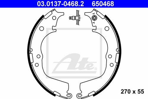 New brake shoe set - new, for
