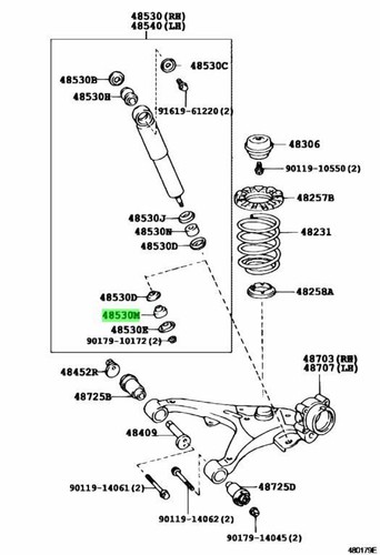 Genuine toyota front shock - genuine,