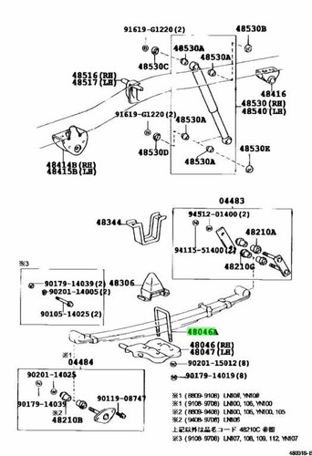 Genuine toyota bolt for - u,